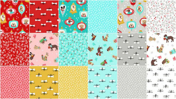 Furry and Bright - 42 x 10 inch Squares Pack (Sundae) by Andover - 3S-FURANDB-X