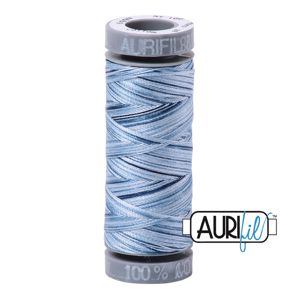 Aurifil 28wt 100% Cotton Thread Variegated Bundle 16 x 100M Spools Pack