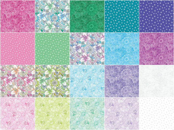 Benartex Traditions Begins With Mum 40 x 2 1/2 inch strips by Eleanor Burns of Quilt In A Day