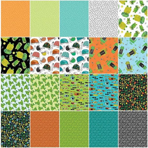 Frogtastic - 42 x 10 inch Squares Pack by Terry Runyan - FRG10PK