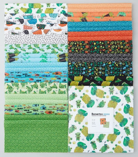 Frogtastic - 42 x 10 inch Squares Pack by Terry Runyan - FRG10PK