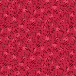 Benartex Harmony by Pat Sloan in Red 108" wide x 1.6 metre length - 13509W-10