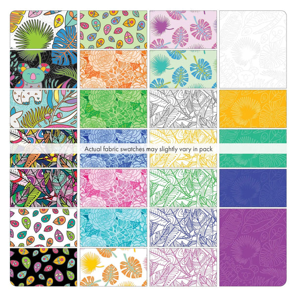 Rooville - 42 x 10 inch Squares Pack by Kimberly Einmo for Benartex Contempo