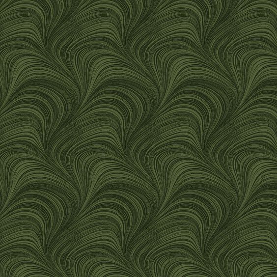 Benartex Wave Texture by Jackie Robinson in Dark Green 108" wide x 2.4 metre length - 296W44