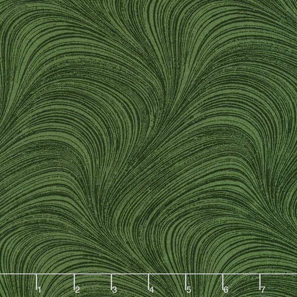 Benartex Wave Texture by Jackie Robinson in Dark Green 108" wide x 2.4 metre length - 296W44