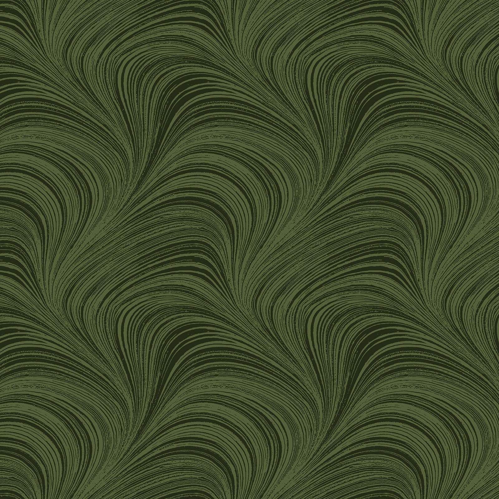 Benartex Wave Texture by Jackie Robinson in Dark Green 108" wide x 2.4 metre length - 296W44