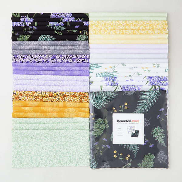 Whispering Lilies - 42 x 10 inch Squares Pack by Jackie Robinson - WLI10PK