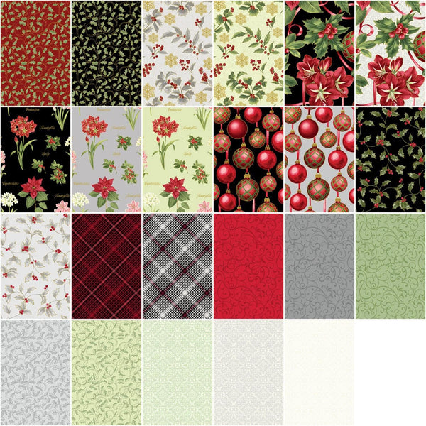 A Botanical Season - 42 x 10 inch Squares Pack by Jackie Robinson - BOT10PK