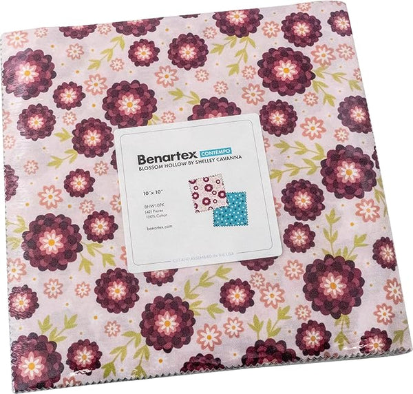 Blossom Hollow - 42 x 10 inch Squares Pack by Shelley Cavanna - BHW10PK