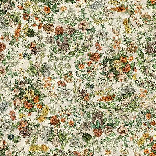 Free Spirit Tim Holtz Botanical Palette 108 inches wide x 2.4 metre length - Floral