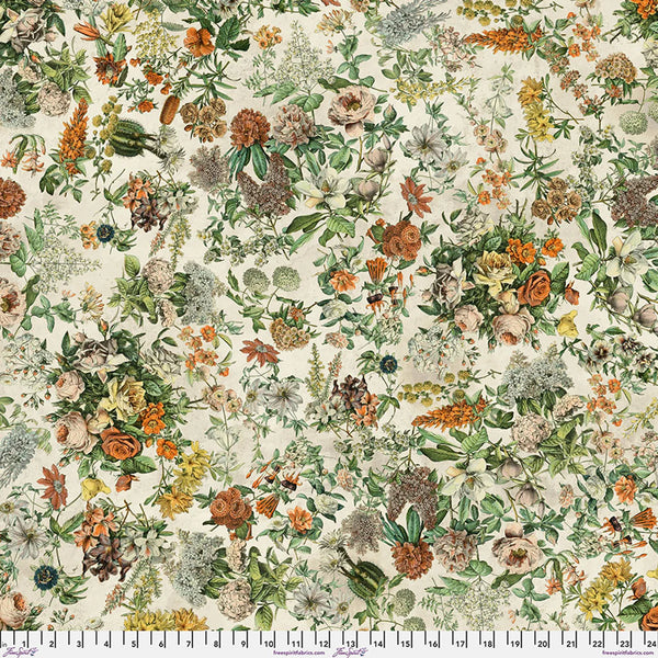 Free Spirit Tim Holtz Botanical Palette 108 inches wide x 2.4 metre length - Floral