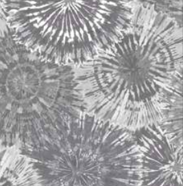 Henry Glass Grey Fanfare Monotone Tie-Dye 108" wide x 2.4 metre length - 2745W 17