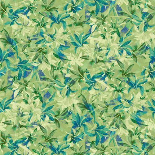 Henry Glass Shadow Leaves 108" wide x 2.1 metre length - Colour Principle