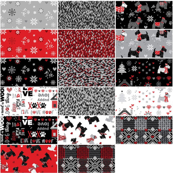 Knit Caboodle - 42 x 10 inch Squares Pack by Kanvas Studio - KNC10PK