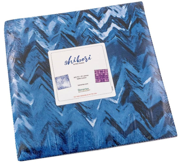 Shibori  - 42 x 10 inch Squares Pack by  Kitty Yoshida - SHB10PK