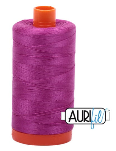 Magenta 2535 Aurifil 50wt Thread - 1300M Spool 100% Cotton 2ply Italian Thread