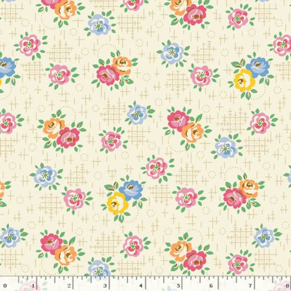 Marcus Fabrics Judie Rothermel Aunt Grace 108 inches wide x 2.4 metre length - 1930's Calico