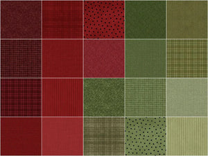 Woolies Flannel Holiday Warmth 42 x 10" Squares by Bonnie Sullivan - SQ-MASWOF-HOW