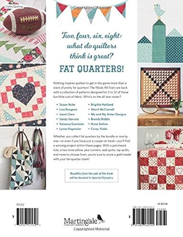 Moda All-Stars - Two, Four, Six, Eight: Fat-Quarter Quilts You'll Appreciate by Lissa Alexander