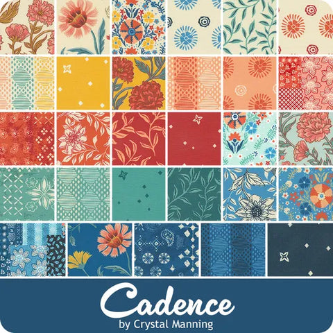 Cadence Jelly Roll (40 x 2 1/2" Strips) by Crystal Manning for Moda Fabrics - #11910JR