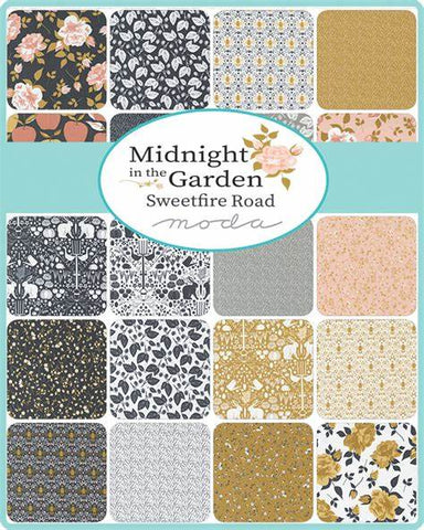 Midnight in the Garden Jelly Roll by Sweetfire Road for Moda - #43120JR