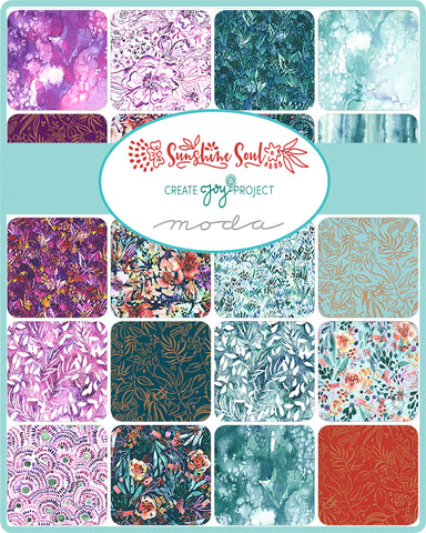 Sunshine Soul Jelly Roll a Create Joy Project for Moda - #8460JR