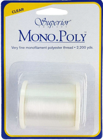 Superior Mono Poly 2,200 Yard (2,000 Metre) Spool - Clear