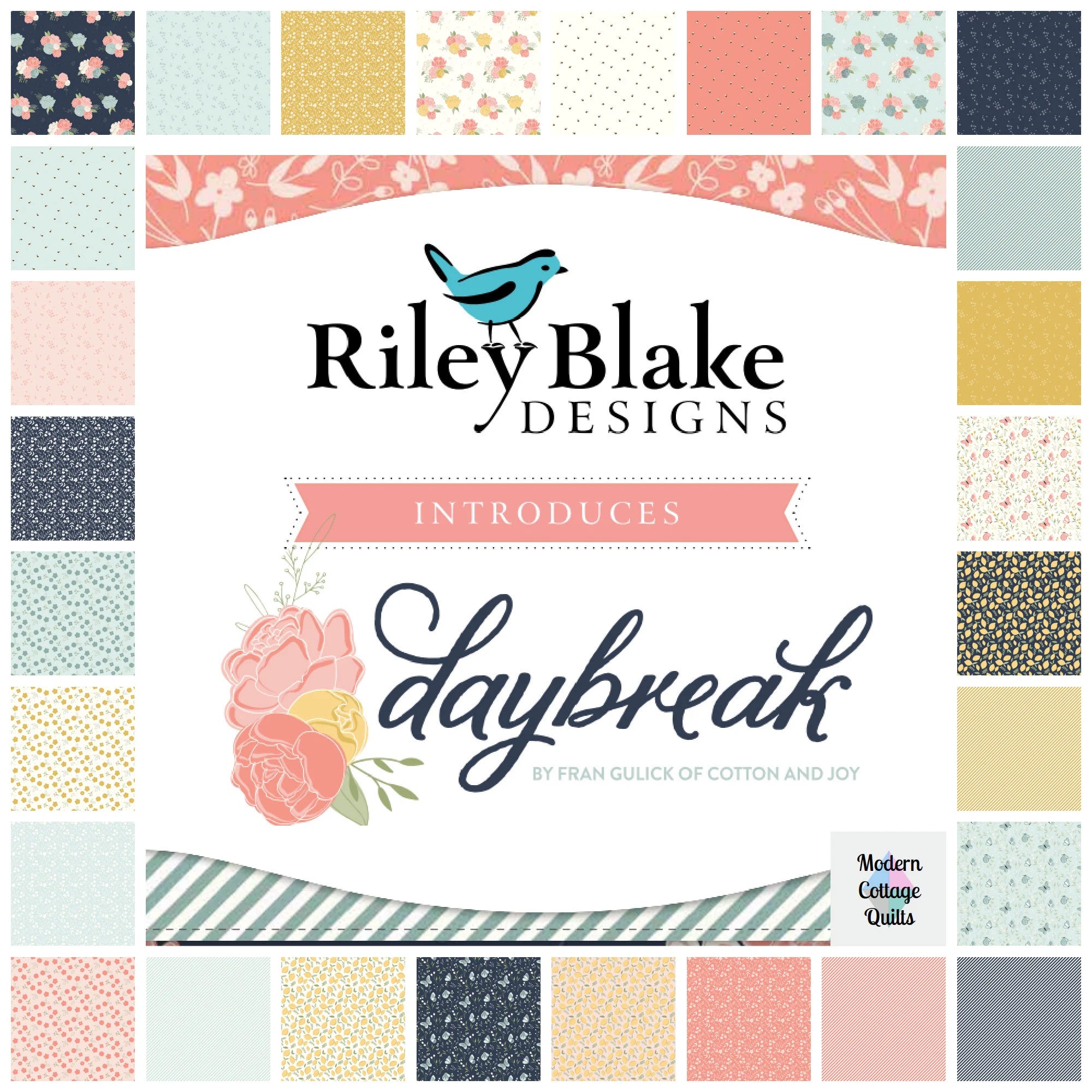 Daybreak 40 x 2 1/2" Strips by Fran Gulick for Riley Blake Designs