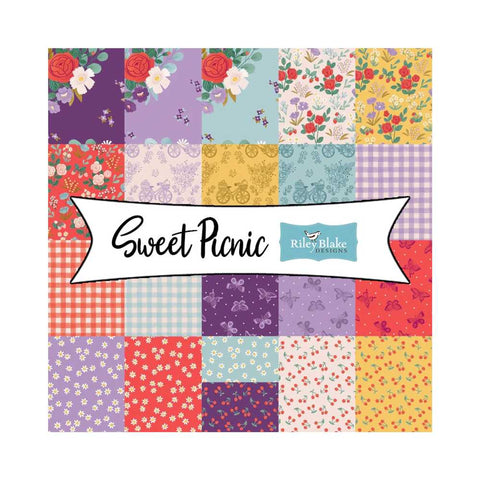 Sweet Picnic 40 x 2 1/2" Strips by Natàlia Juan Abelló for Riley Blake Designs