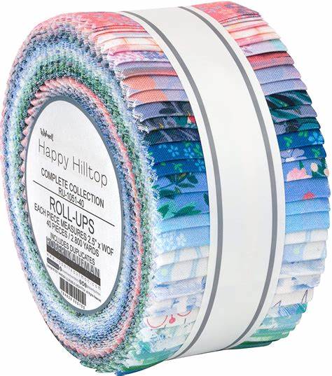 Happy Hilltop by Vanessa Lillrose & Linda Fitch Roll-Up - Wishwell Robert Kaufman