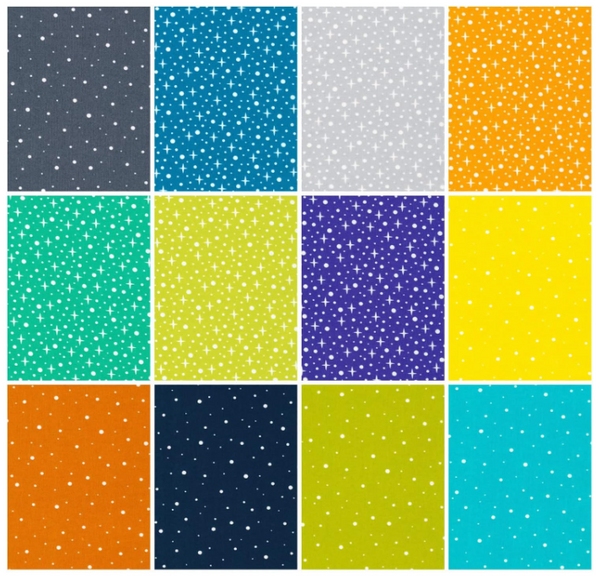 Elizabeth Hartman Paintbox Fat Quarter Bundle - 12 Pieces