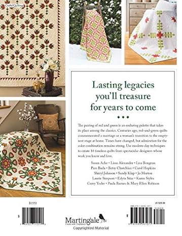 Red & Green Quilts: 14 Classic Quilts with Enduring Appeal by That Patchwork Place