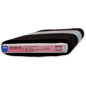 Pellon SF101 Shape-Flex® Black Woven Fusible Interfacing - by the Metre