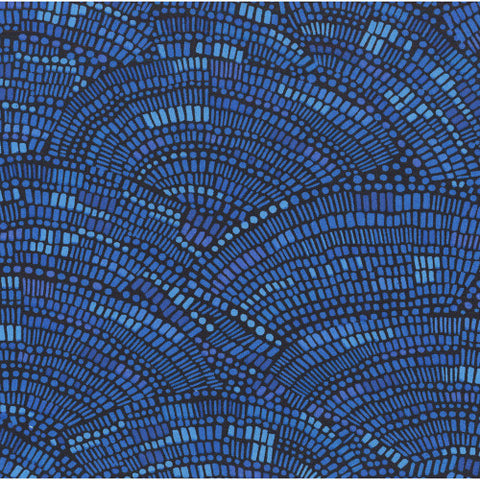 Studio E Mosaic by Chelsea DesignWorks in Azure Blue 108" wide x 2.4 metres # 6864-77