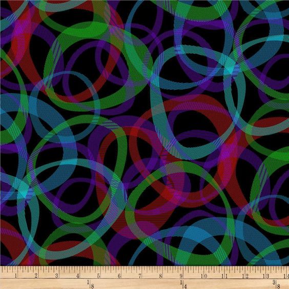 Studio E Transparencies Multi 108" wide x 2.4 metres # 4526-98