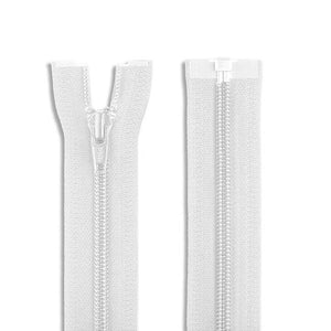 YKK Size 5 Nylon Coil Jacket Zipper 14 inch (35.5 cms) - White #501