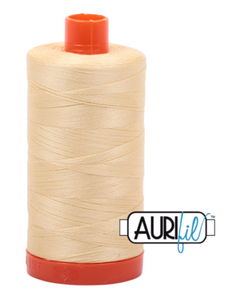Champagne 2105 Aurifil 50wt Thread - 1300M Spool 100% Cotton 2ply Italian Thread