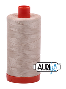Ermine 2312 Aurifil 50wt Thread - 1300M Spool 100% Cotton 2ply Italian Thread
