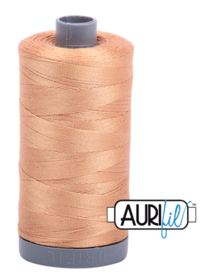 Light Toast 2320 Aurifil 28wt Thread - 750M Spool 100% Cotton 2ply Italian Thread