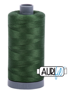 Pine Green 2892 Aurifil 28wt Thread - 750M Spool 100% Cotton 2ply Italian Thread
