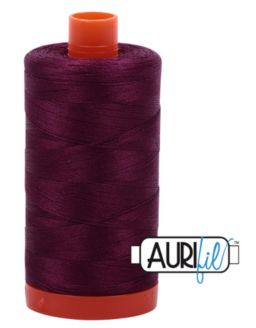 Plum 4030 Aurifil 50wt Thread - 1300M Spool 100% Cotton 2ply Italian Thread