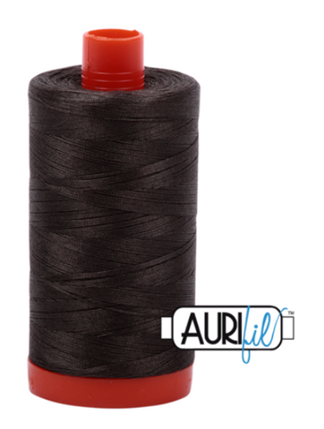 Asphalt 5013 Aurifil 50wt Thread - 1300M Spool 100% Cotton 2ply Italian Thread