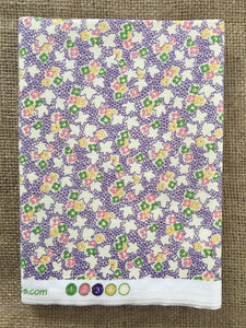 Back Porch 30's Reproduction Small Flowers and Purple by Kaye England for Wilmington Prints - $6.00 Half Yard Cut