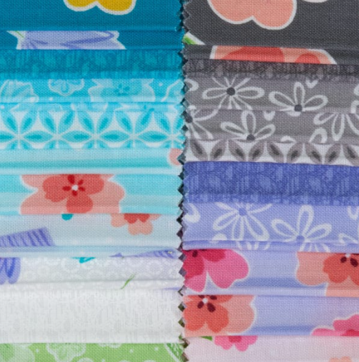 Full Bloom 40 x 2 1/2" Strips by Cherry Guidry of Cherry Blossoms