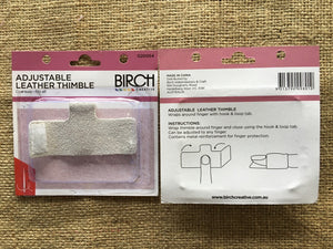 Adjustable Leather Thimble