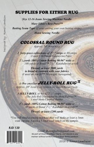 Colossal Round Rug by Roma Lambson