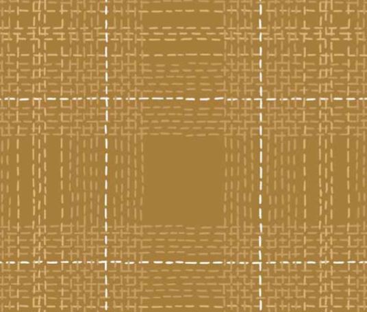 Dash Plaid Amber Flannel - Half Metre Lengths