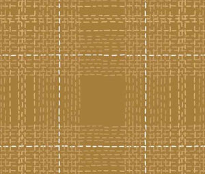 Dash Plaid Amber Flannel - Half Metre Lengths