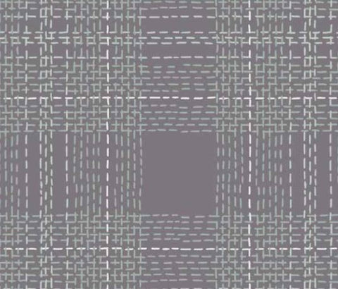 Dash Plaid Gargoyle Flannel - Half Metre Lengths