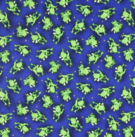 Happy Frogs - Half Metre Lengths